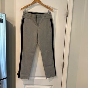 Banana Republic Gray and Black Curvy Fit Pants